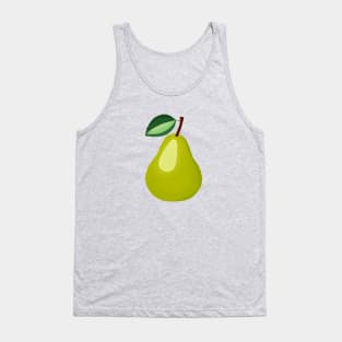 Mid Century Pear Green Tank Top